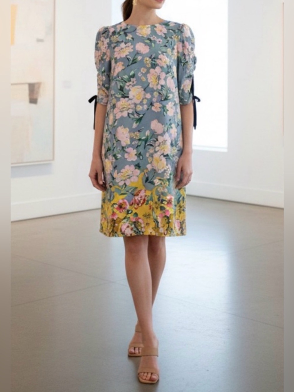 Anthropologie Donna Morgan Floral Dress | Modern Romantic + Gallery Girl Chic 4
